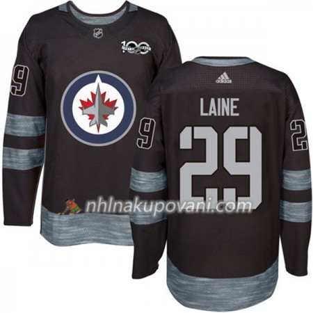 Winnipeg Jets Dresy Patrik Laine 29 1917-2017 100th Anniversary Adidas Černá Authentic - Pánské Winnipeg Jets Dresy Patrik Laine 29 1917-2017 100th Anniversary Adidas Černá Authentic - Pánské